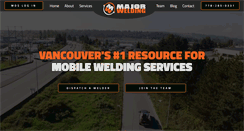 Desktop Screenshot of majorwelding.com