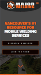 Mobile Screenshot of majorwelding.com